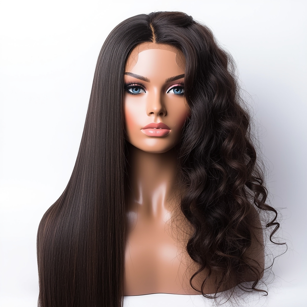 lucid origin professional product photography of a mannequin head without facial features lef 0