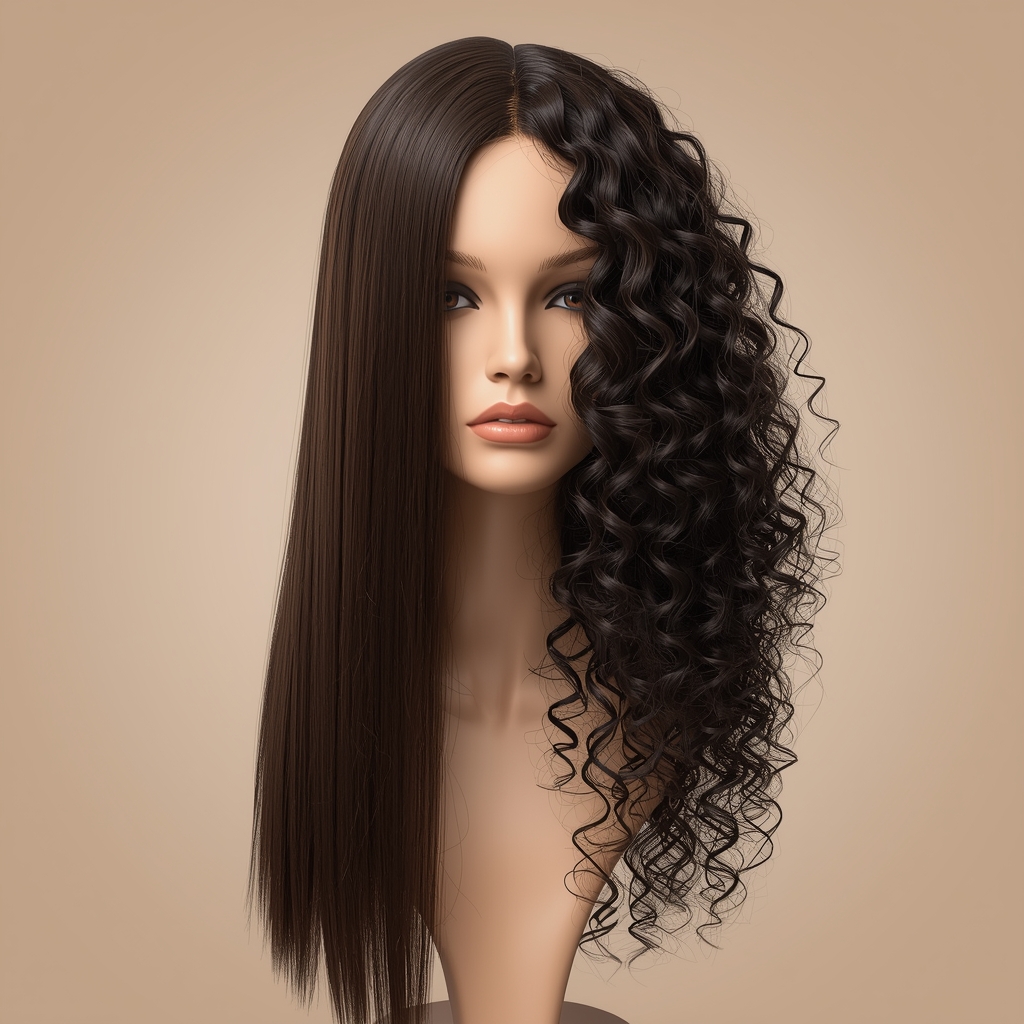 lucid origin ultra realistic studio photography of a faceless mannequin head featuring half s 0